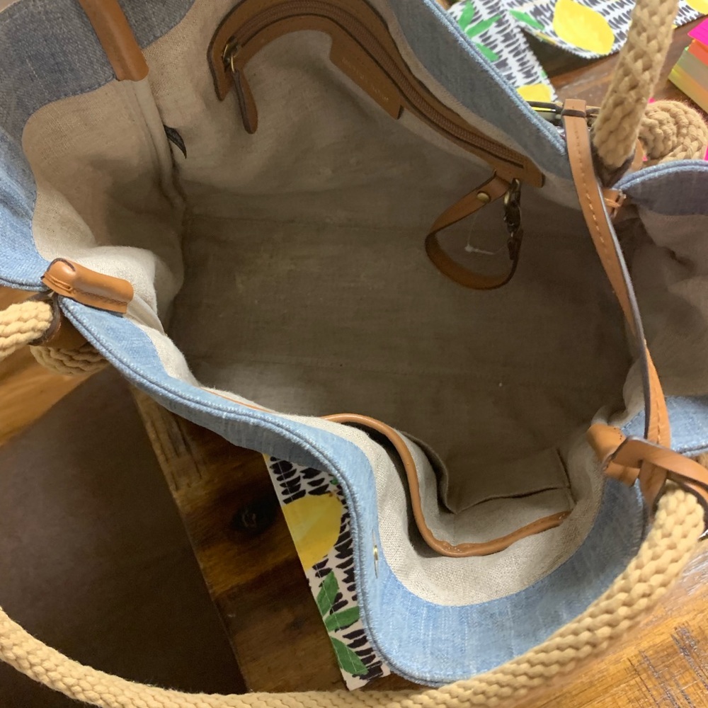 Michael Kors Washed Denim Large Grab Bag